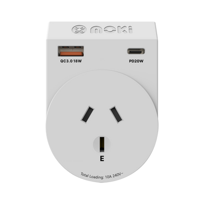 AU/NZ to Europe Outbound - Travel Adaptor PLUS
