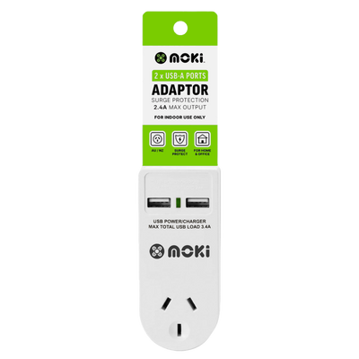 Moki Power Adaptor + USB-A